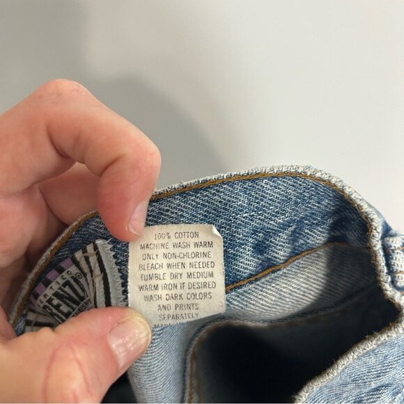 Vintage Forenza Classic Blue Mom Denim Jeans Junior Size 10 Women’s Size 4 - Picture 8 of 8